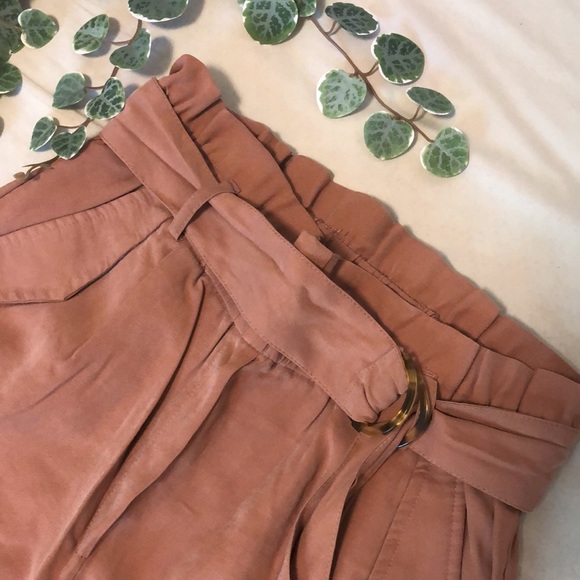 Dynamite Paper bag Belted Dress Pants - Picture 3 of 4